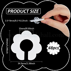Acrylic Wine Glass Charms&nbsp;AJEW-FG0004-47B