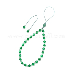 Natural & Dyed Malaysia Jade Mobile Straps&nbsp;HJEW-JM03418-03