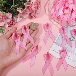 Awareness Ribbon Nylon Brooch&nbsp;JEWB-WH0056-008A