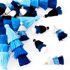 16Pcs 4 Styles Nylon Tassel Decorations&nbsp;OCOR-TA0003-38