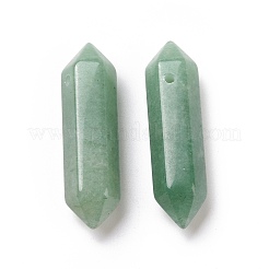 Natural Green Aventurine Double Terminal Pointed Pendants&nbsp;G-C007-02B-04