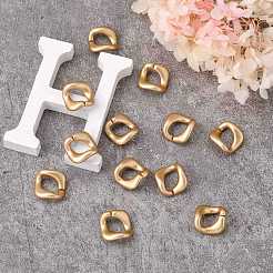 Opaque Spray Painted Acrylic Linking Rings&nbsp;OACR-S021-20A-B01