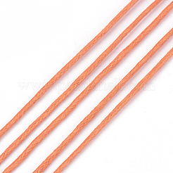 ワックスコットンコード  ダークオレンジ  1mm  約360ヤード/バンドル（330m /バンドル）&nbsp;YC-S007-1mm-158