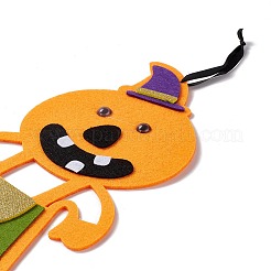 Halloween Theme Felt Cloth Hanging Door Signs&nbsp;LS-HJEW-B005-05
