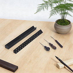 木製製本署名パンチツール錐ガイド1袋  3個 3スタイル 木製錐 針刺し 裁縫道具  ミックスカラー  304x32.5x20mm&nbsp;AJEW-NB0009-53