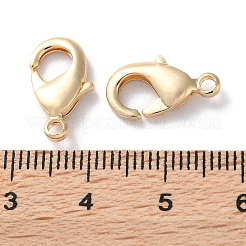 Rack Plating Brass Lobster Claw Clasps&nbsp;KK-F090-27LG-03