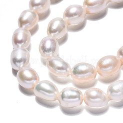 Natural Cultured Freshwater Pearl Beads Strands&nbsp;PEAR-N012-06G