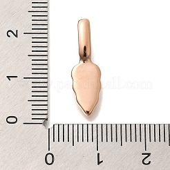 304 Stainless Steel Pendant Cabochon Settings&nbsp;STAS-G350-23RG