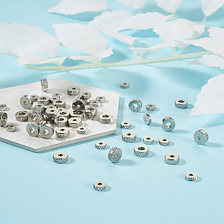 120Pcs 9 Styles 303 Stainless Steel Spacer Beads&nbsp;STAS-KS0001-17
