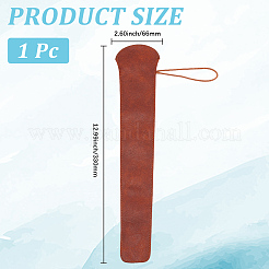 合成皮革製扇子カバー1個  ペルー  330x66x3mm&nbsp;AJEW-CY0002-31