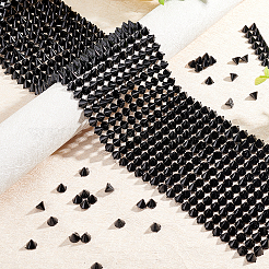 Plastic Spike Cone Studs Rivets Flatback Punk Rock Bead Trim&nbsp;SRIB-FG0001-10