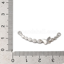 304 Stainless Steel Rhinestone Links&nbsp;STAS-L081-001P