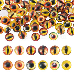 70Pcs 2 Styles Glass Cabochons&nbsp;GLAA-TADJ0001-18D