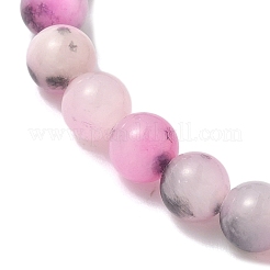 Natural Dyed Persian Jade & Dyed Synthetic Turquoise Beads Stretch Bracelets for Women&nbsp;BJEW-JB12002