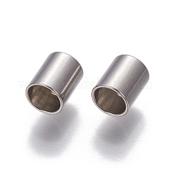 Tarnish Resistant 201 Stainless Steel Cord End Caps&nbsp;STAS-P239-08P