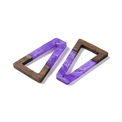 Resin & Wood Pendants&nbsp;WOOD-F015-10H