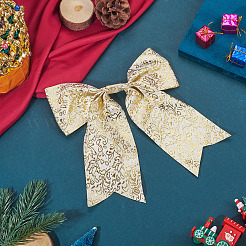 Polyamide Glitter Bowknots&nbsp;DIY-TAC0051-010A
