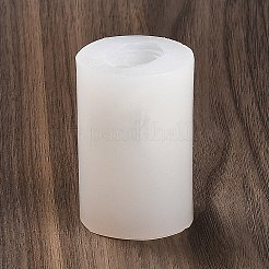 DIYの花の香水瓶の保管食品グレードのシリコーン金型  レジン型  UVレジン用  エポキシ樹脂ジュエリー作り  ホワイト  40.5x63mm  内径：57x30mm&nbsp;DIY-F138-03