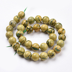 Natural Verdite Stone Beads Strands&nbsp;G-C242-03D