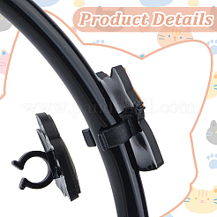 猫型シリコンペンシルバックル24個  ミックスカラー  29~29.5x23~26.5x15mm  内径：7mm&nbsp;AJEW-FH0005-96