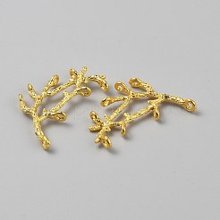 合金連バー  ブランチ  ゴールドカラー  48x34.5x5.5mm  穴：2~2.5mm&nbsp;FIND-WH20032-08A