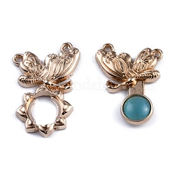 Alloy Snap Lock Clasps&nbsp;FIND-WH0048-67D