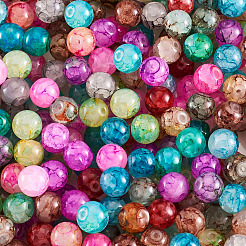 Spray Painted Glass Beads&nbsp;GLAA-TA0001-03