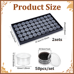 2Sets Plastic Nail Art Tool Boxes&nbsp;MRMJ-PH0003-25