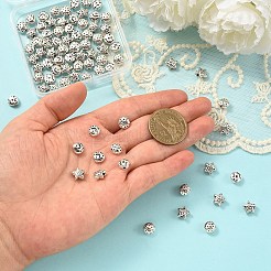 90Pcs 3 Styles Tibetan Style Alloy Beads&nbsp;FIND-YW0012-95