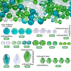 710Pcs 15 Colors Glass Beads&nbsp;EGLA-SC0001-60