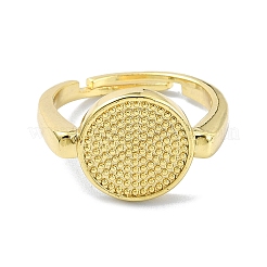 Brass Adjustable Rings&nbsp;RJEW-B051-36G