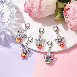 Colorful Angel Resin Pendant Decorations&nbsp;HJEW-JM01908