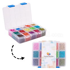 Baking Paint K9 Glass Seed Beads&nbsp;SEED-PH0012-27-4mm