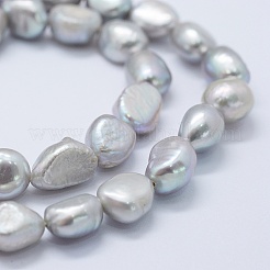 Natural Cultured Freshwater Pearl Beads Strands&nbsp;PEAR-K004-02A