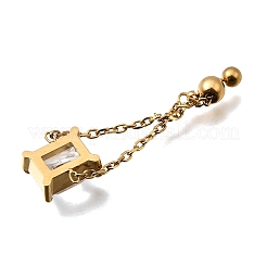 304 Stainless Steel Pave Cubic Zirconia Adjustable Chain Rings&nbsp;RJEW-P189-01E-G