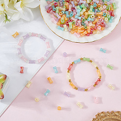 500Pcs Electroplate Opaque Resin Beads&nbsp;FIND-SP0005-06