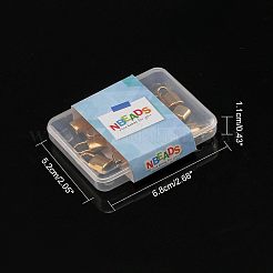 304ステンレススチールチャーム  南京錠  ゴールドカラー  12.5~15.5x7.5~9.5x4.5~5mm  穴：3x4.5mm  12個/箱&nbsp;STAS-NB0001-43G