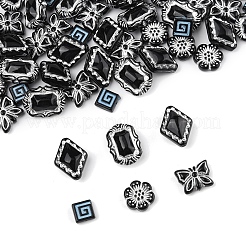 100Pcs 5 Styles Opaque Acrylic Beads&nbsp;OACR-FS0002-06