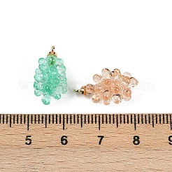 Transparent Resin Pendants&nbsp;RESI-L047-06