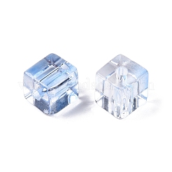 Baking Paint Transparent Glass Beads&nbsp;DGLA-N005-01A-03