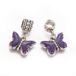 Tibetan Style Alloy European Dangle Charms&nbsp;MPDL-I006-02A