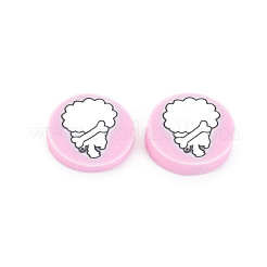 Handmade Polymer Clay Cabochons&nbsp;CLAY-N006-96