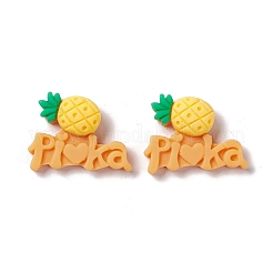Spray Painted Resin Cabochons&nbsp;RESI-G031-18