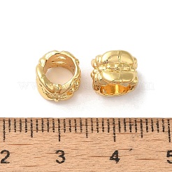 Rack Plating Brass European Beads&nbsp;KK-S375-20G