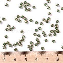 MIYUKIラウンドロカイユビーズ  日本製シードビーズ  8/0  （rr307)ダークトパーズゴールド光沢  3mm  穴：1mm  約2111~2277個/50g&nbsp;SEED-X0055-RR0307
