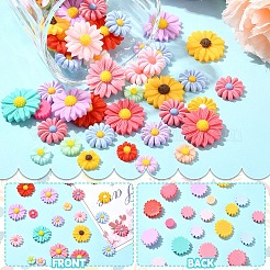 15Pcs 3 Styles Resin Cabochons Sets&nbsp;CRES-YW0002-32A