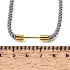 3MM Round Nylon Milan Cord Necklaces Making&nbsp;NJEW-H091-01G-26