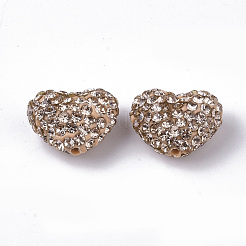 Polymer Clay Rhinestone Beads&nbsp;X-RB-S055-26A-01