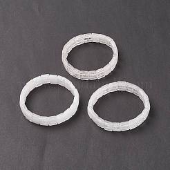 Natural Quartz Crystal Stretch Bracelets&nbsp;BJEW-F406-B23