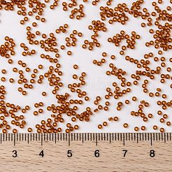 MIYUKIラウンドロカイユビーズ  日本製シードビーズ  15/0  （rr134)透明ダークトパーズ  15/0  1.5mm  穴：0.7mm  約250000個/ポンド&nbsp;SEED-G009-RR0134